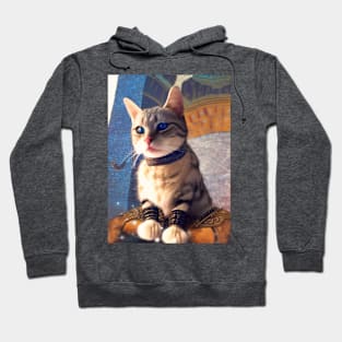 Fantasy knight kitten: Paws Hoodie